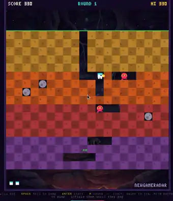 Neon Digger gameplay