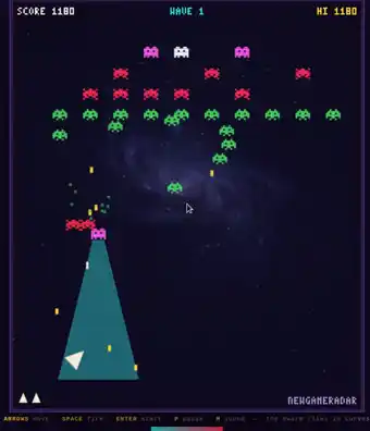 Neon Galaxy gameplay