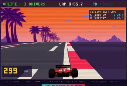 Grand Prix Online gameplay