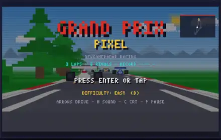 Grand Prix Pixel gameplay